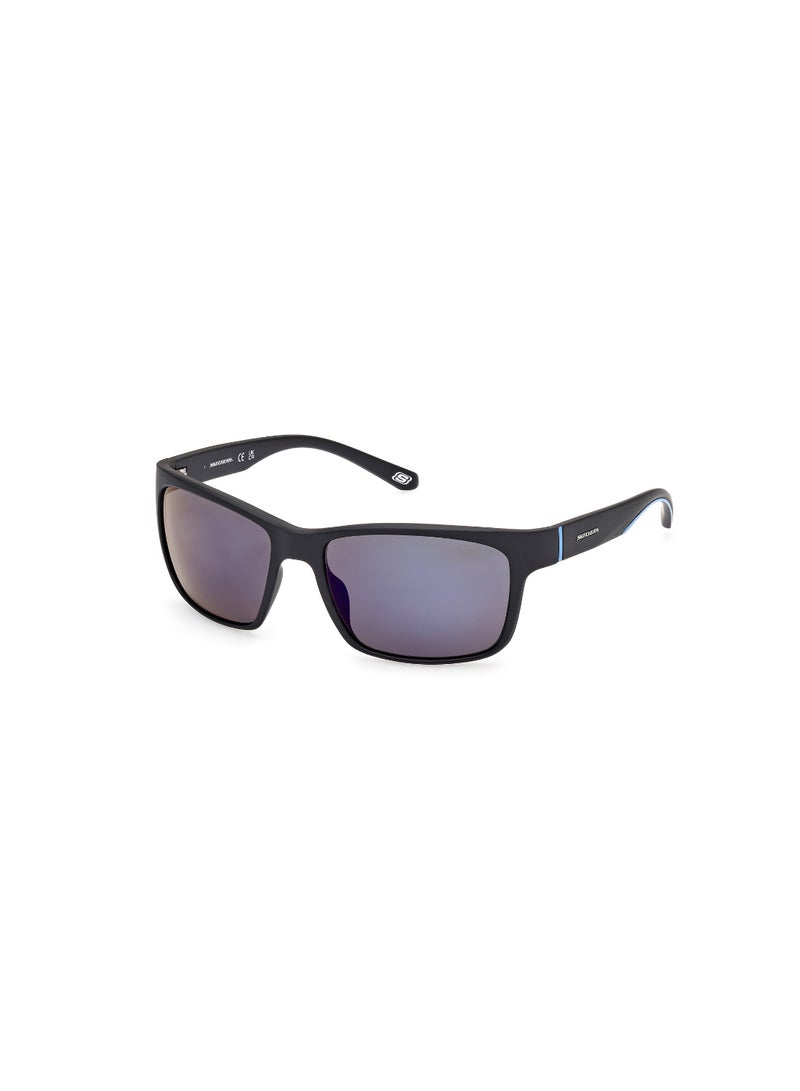 SKECHERS Plastic Square Full Rim Men Polarized Sunglass - Image 1