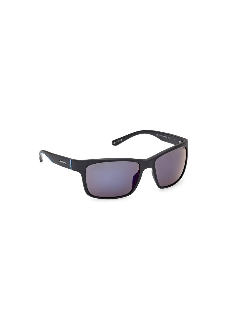 SKECHERS Plastic Square Full Rim Men Polarized Sunglass - Image 3