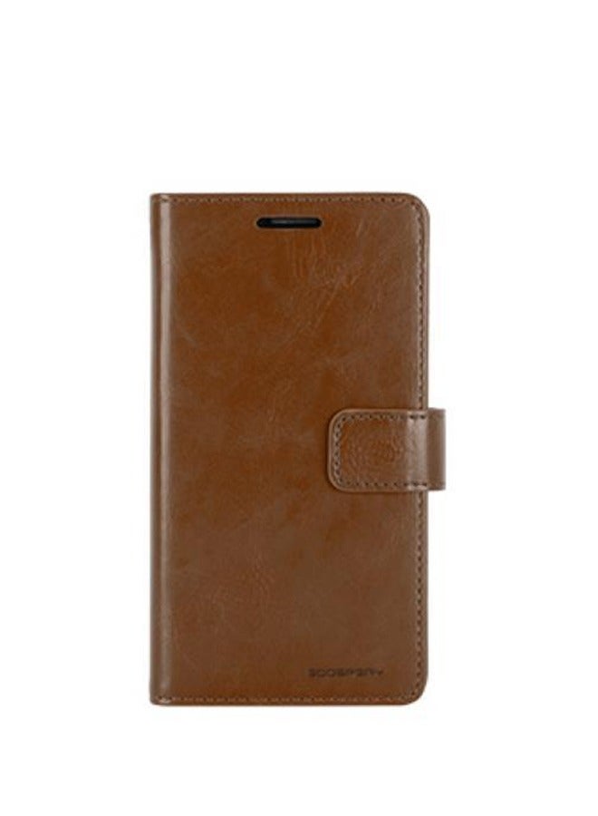 GOOSPERY Leather Protective Case Cover For iPhone 15 Brown - Image 1