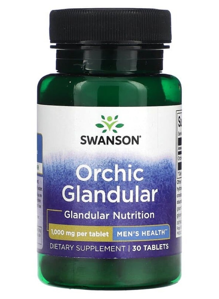 سوانسون‏, أورشيك الغددية ، لصحة الرجال ، 1،000 ملجم ، 30 قرصًا