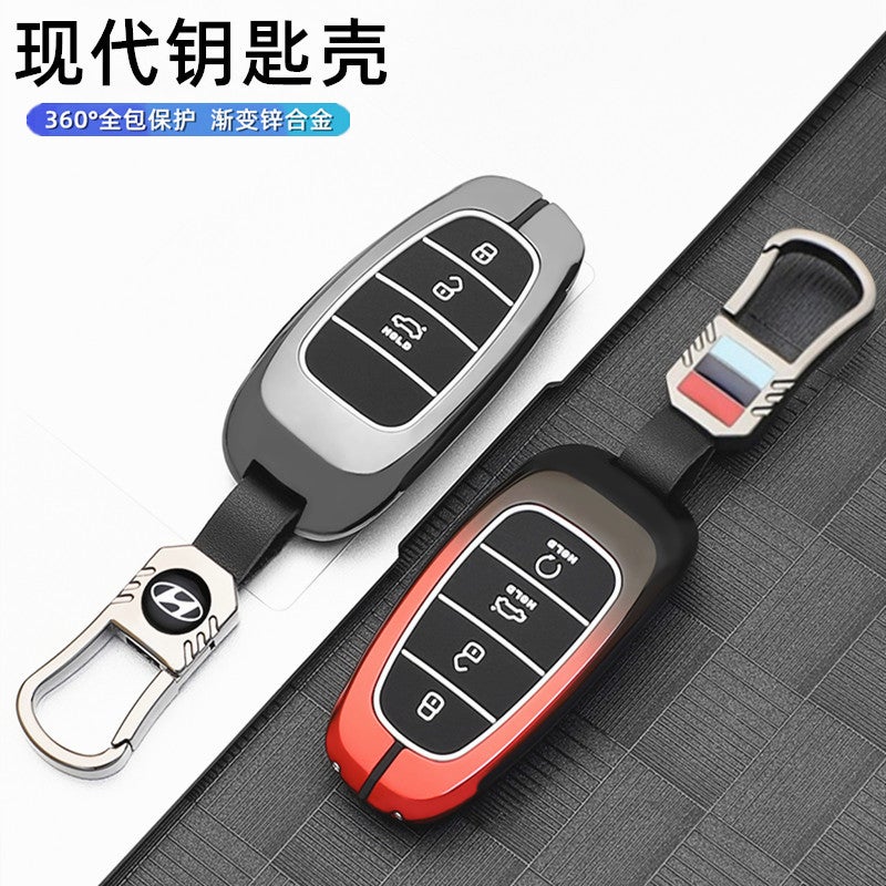 Suitable For Modern Tucson L Key Case 2021 Fifth Generation Tucson 2022 Car High-End Shell Buckle Men And Women - Image 2