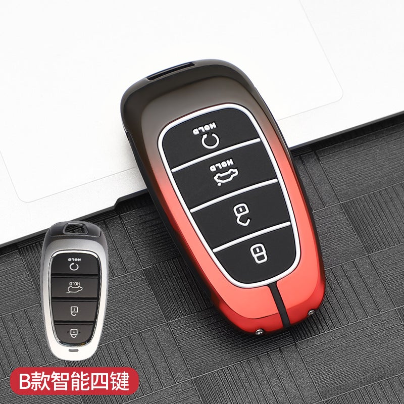 Suitable For Modern Tucson L Key Case 2021 Fifth Generation Tucson 2022 Car High-End Shell Buckle Men And Women - Image 1