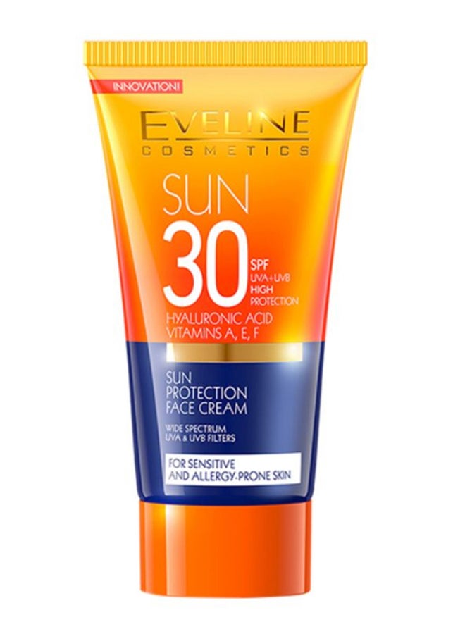 Eveline Sun Protection Face Cream SPF 30 50ml - Image 2