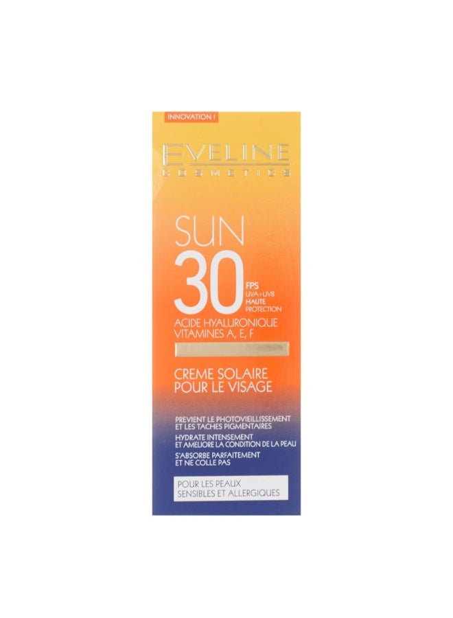 إيفلين كريم وجه واقٍ من الشمس بعامل حماية SPF 30 50ملليلتر - Image 3