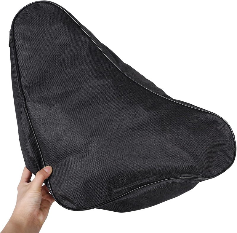 Roller Skates Organizer Bag with Shoulder Strap Black Triple-layer Skate Shoes Pouch for Adults - Image 3