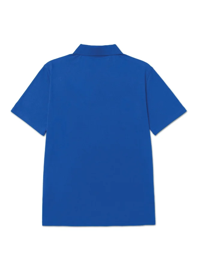 Caterpillar CAT Men’s Pique Logo Polo T Shirt – 95% Cotton 5% Spandex – Soft Stretch Pique – Split Droptail Hem