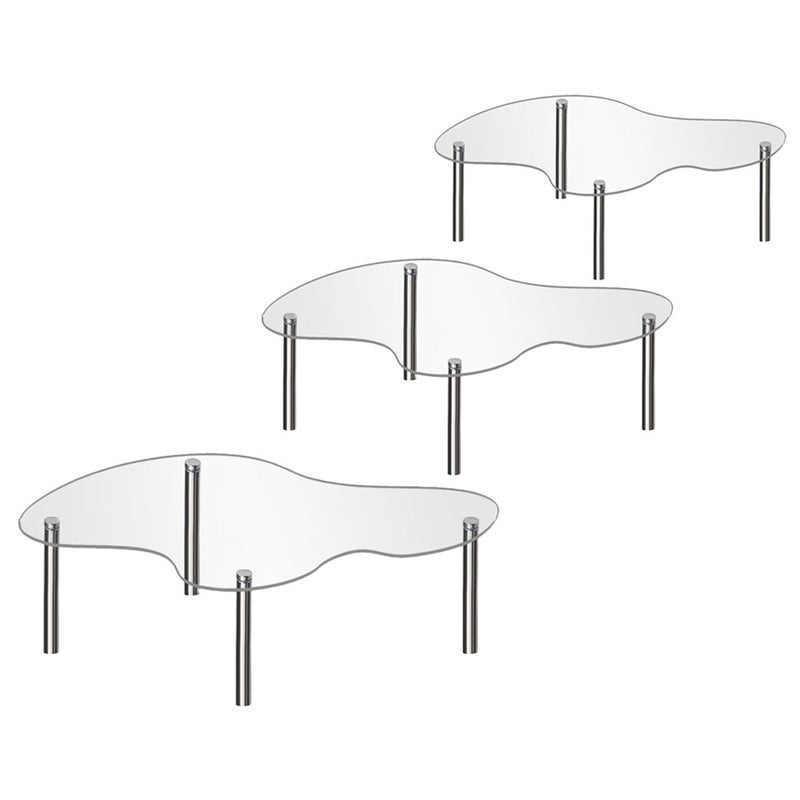 6 pcs Cake Stand Clear Cupcake Stand Cupcake Display Riser Dessert Display Holder - Image 5