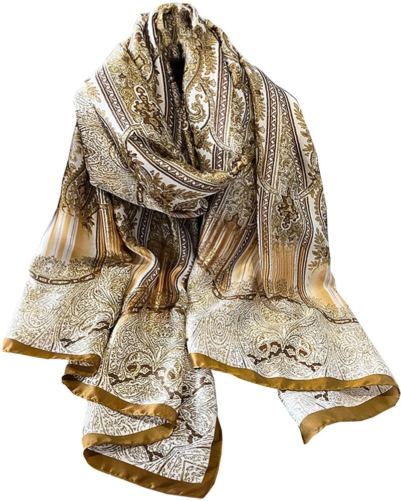 Saiusloa Dress Scarves Shawl Wraps Long Silky Scarf for Women Dressy Fashion Lightweight for Decorative Formal Evening Gowns-1014 - Image 1
