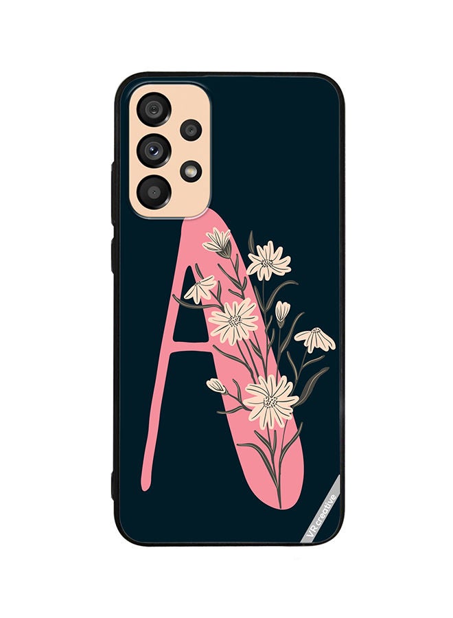 VR CREATIVE Protective Case Cover For Samsung Galaxy A53 5G Alphabet A Design Multicolour - Image 1