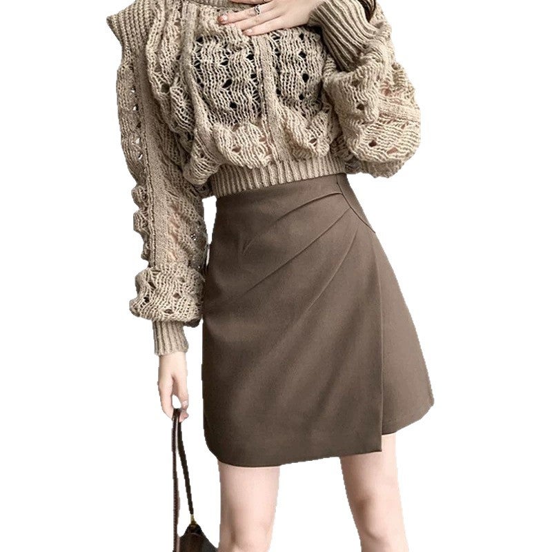 Women's A-line Irregular Hem Short Skirt 2026 Summer Plus Size - Image 5
