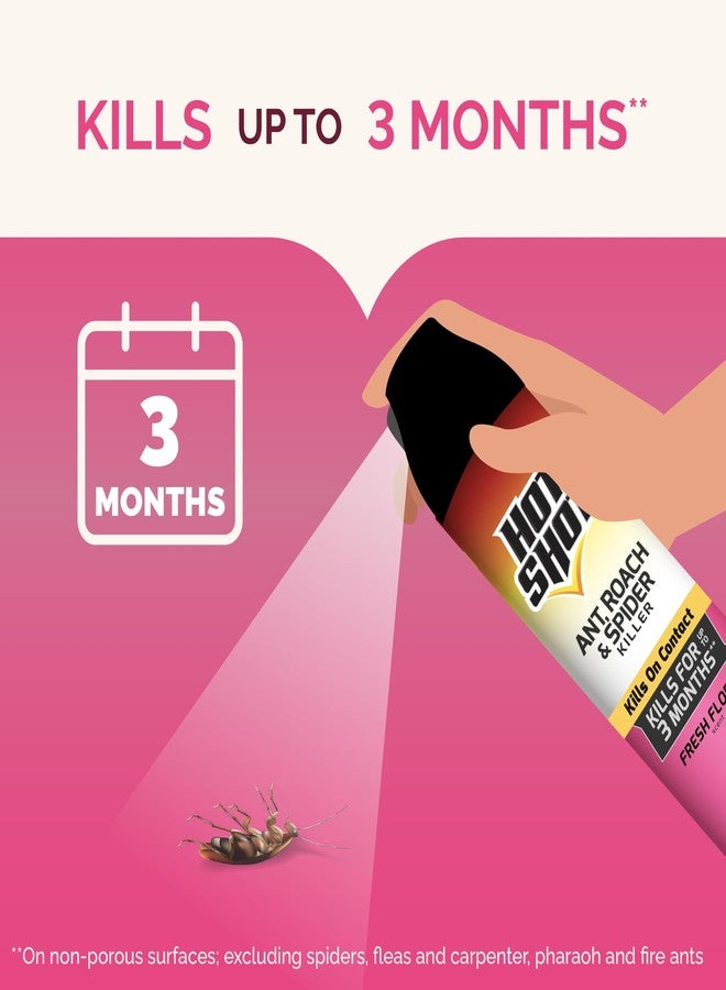 Hot Shot Ant, Roach And Spider Killer, 17.5 Ounces, Fresh Floral Formula Kills Ants, Roaches, Spiders And Other Listed Insects On Contact - Image 5