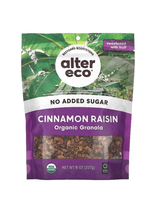 alter eco Alter Eco, Organic Granola, Cinnamon Raisin, 8 oz (227 g)  - Image 1