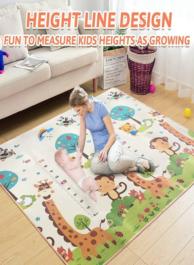EASY SHOPE Baby Folding Mat Play Foam Crawl Waterproof Portable Kids Baby Toddler,Pack of 1,Multicolor - Image 3