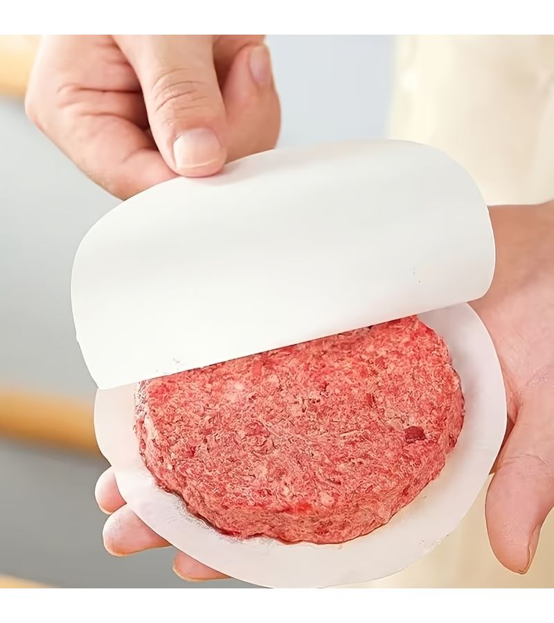 300pcs 4.72 Inch Round Hamburger Paper Non Stick Patty Separator For Freezing Storage - Image 4