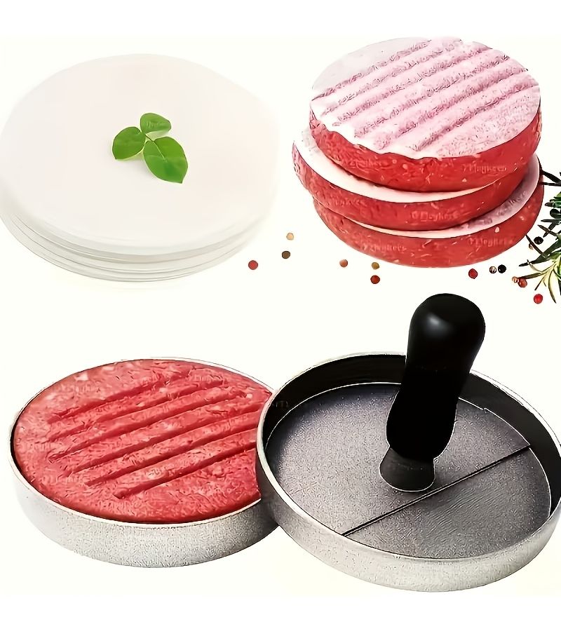 300pcs 4.72 Inch Round Hamburger Paper Non Stick Patty Separator For Freezing Storage - Image 2