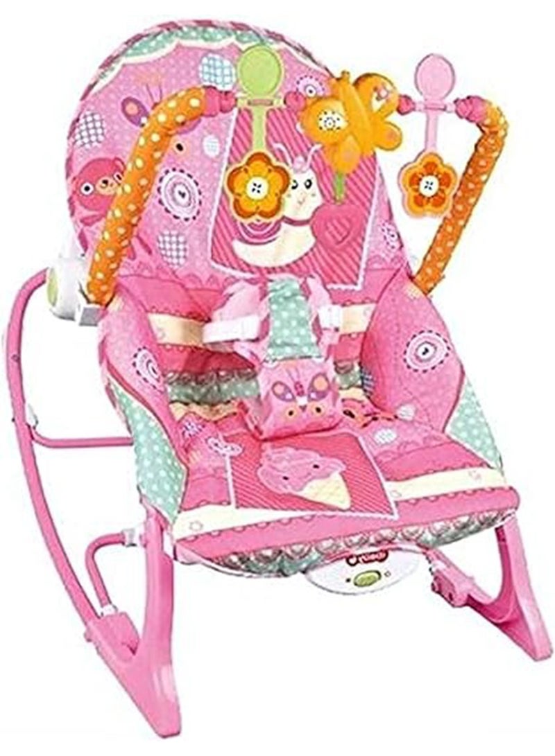 Tiibaby Infant To Toddler Recliner Rocker With Soothing Vibration Foldable Rocker for Baby - Image 3