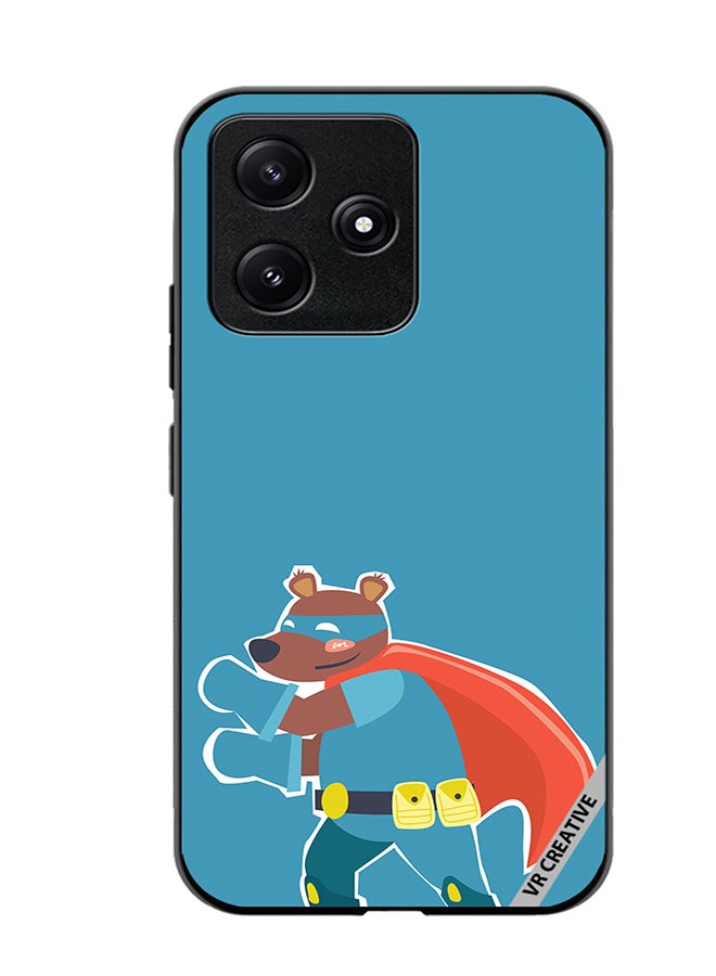 VR CREATIVE Protective Case Cover For Xiaomi Poco M6 Pro 5G Super Bear Design Multicolour - Image 1