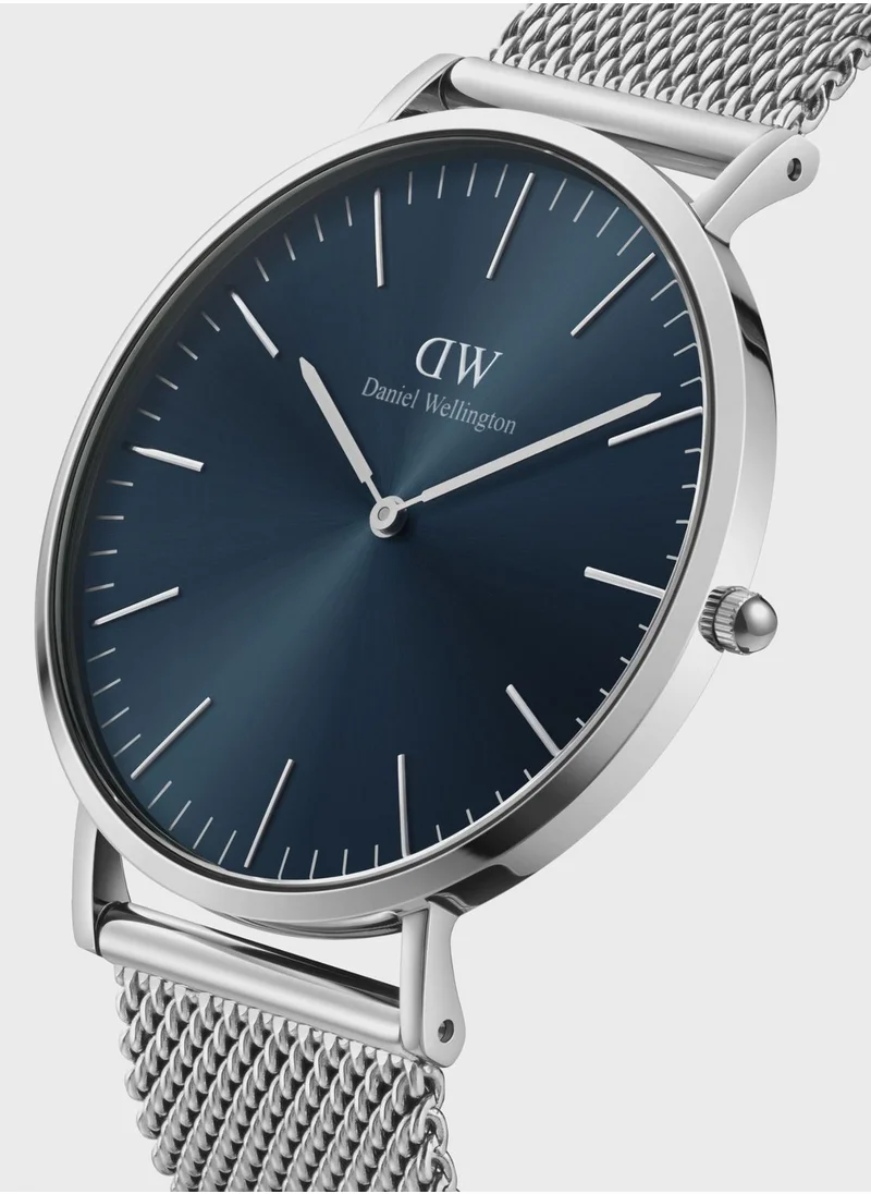 DANIEL WELLINGTON Classic Mesh Strap Analog Watch