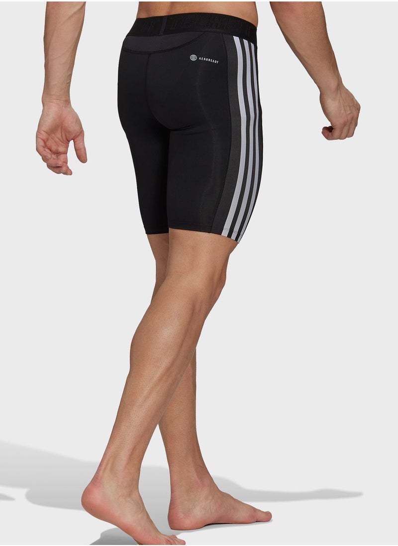 Adidas - 3 Stripes Techfit Tights - Image 1