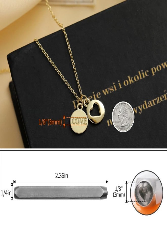 LFSEMINI Metal Stamping Kit, Complete Jewelry Making Stamping Tools with 37pcs 3mm(1/8") Number and Letter Stamp Set, Steel Bench Block and Metal Stamping Hammer - Image 5