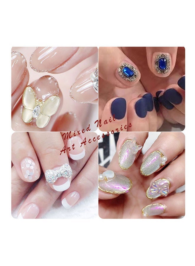 NIBEMINENT 24 Block Nail Art Beauty Decoration Set Multicolour - Image 4