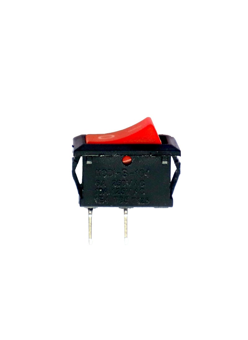 Tool Point - Tool Point 2 Pin Dpdt Black Button OnOff Rocker Switch Ac 250V15A125V20A One Way Electrical Switch 5 Peace - Image 1