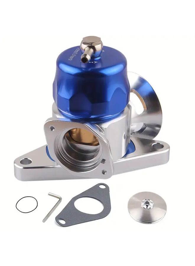 Blue Dual Port 50 50 Blow Off Valve For Subaru WRX STI Forester GT XT - Image 1