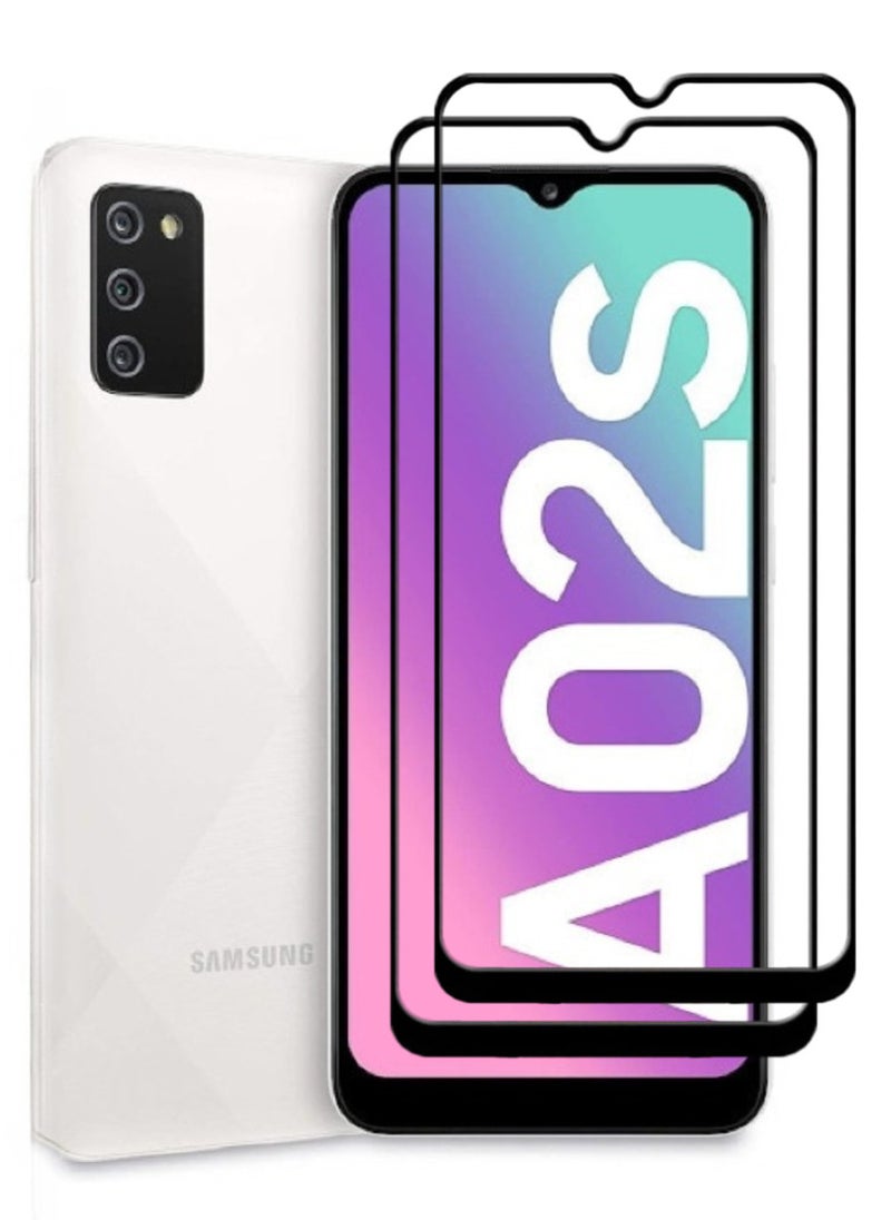 ACLIX 2 Pieces Antistatic ESD Dustproof Premium Quality High Definition Tempered Glass Screen Protector Designed For Samsung Galaxy A02s - Image 1