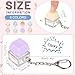 JOFONY 8 Pcs Keyboard Fidget ToyKeychain Relief Clicker Button Stress Relief Gifts Fidget Toys Adults for People to Relief Stress Pass The Time Party Favors - Image 4