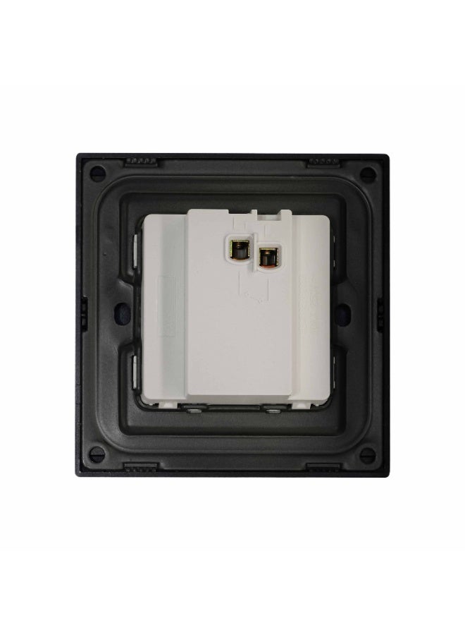 Donmarco Ultra Thin 1 Gang 1 Way Switch – 10A 250V -Ultra Thin Premium Plastic Material, Fire-Resistant Electric Switch, 15-Year Warranty, Wall Switch for Home and Office (Matt Grey) - Image 4