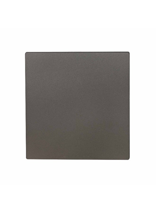 Donmarco Ultra Thin 1 Gang 1 Way Switch – 10A 250V -Ultra Thin Premium Plastic Material, Fire-Resistant Electric Switch, 15-Year Warranty, Wall Switch for Home and Office (Matt Grey) - Image 1