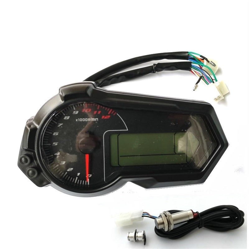 DEMULAX Universal 1200RPM Motorcycle Odometer Tachometer - Image 5