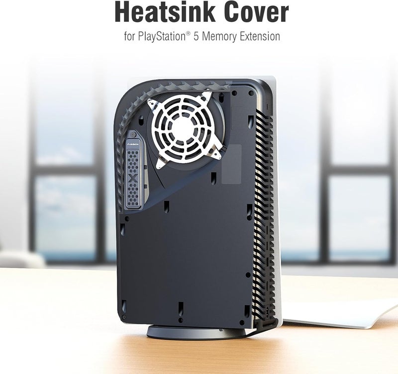 ACIDALIE Metal Cooling and Dust Proof Cover for Playstation 5 M.2 SSD Expansion Slot,Suitable for All PS5 M.2 NVMe SSD Heatsink,New Breathable Hole - Image 2