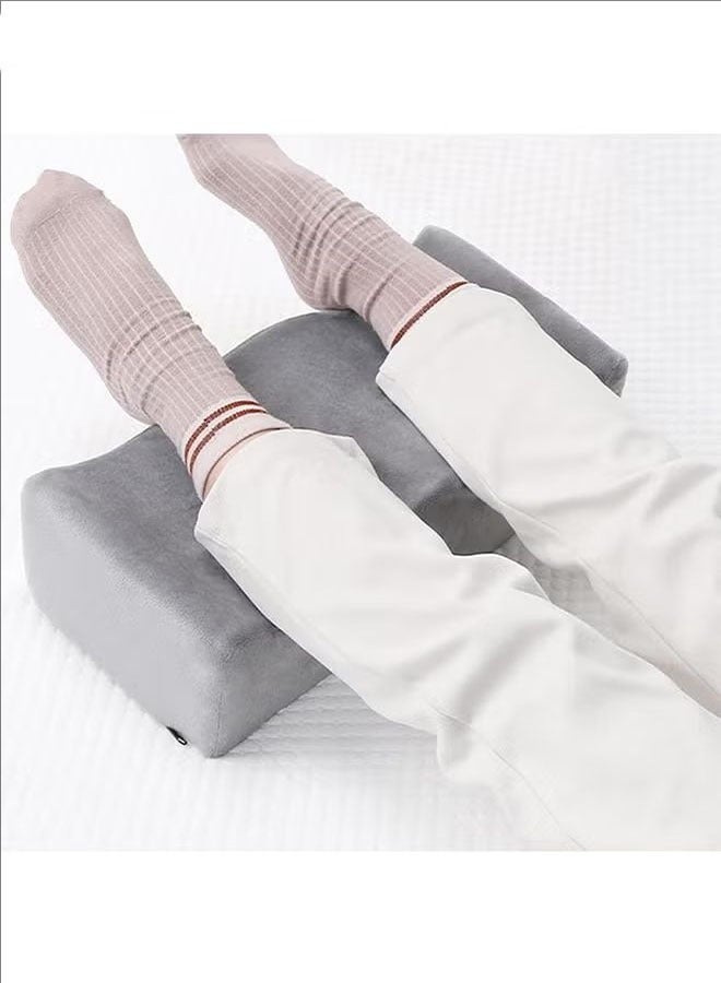 BLOOMING TIME Pillow Leg Buttocks Levage Cousins Memory Foam, Supports Surgical Recovery, Removable And Washable Cover, Non-Slip Bottom, Stretchable Body, Foldable, Gray  - Image 2