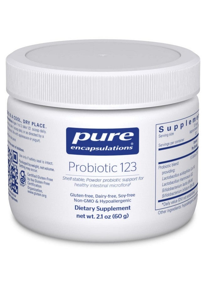 Pure Encapsulations Probiotic 123 | Children's Probiotic Support for Healthy Intestinal Microflora* | 2.1 Ounces - Image 1