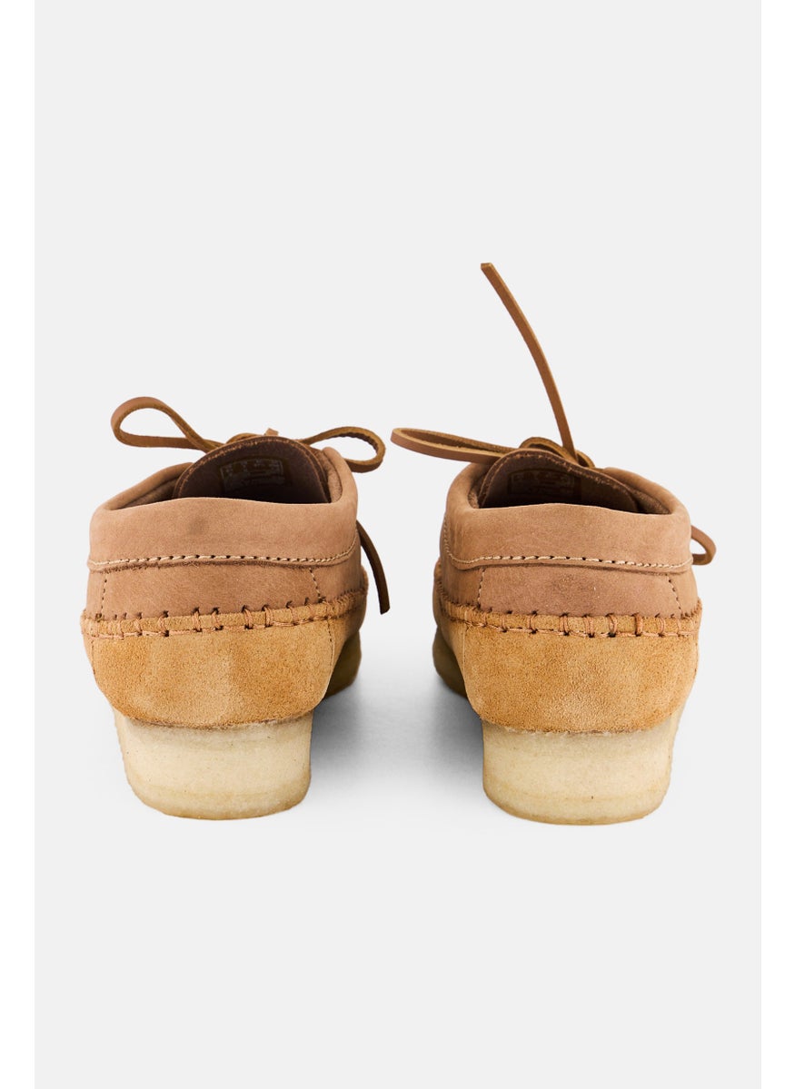 clarks Women Standard Weaver Tie Suede Shoes, Tan  - Image 4