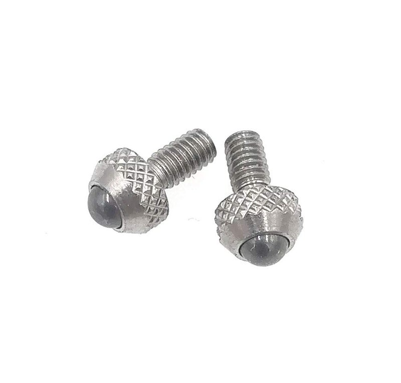 suxing Contact Points for Dial Indicators Linear Gage Indicator Tungsten Carbide Ball Tips 2 Pieces M2.5 Thread Shank 5mm Diameter 3.8mm Length (Tungsten Carbide Ball Tip) - Image 1
