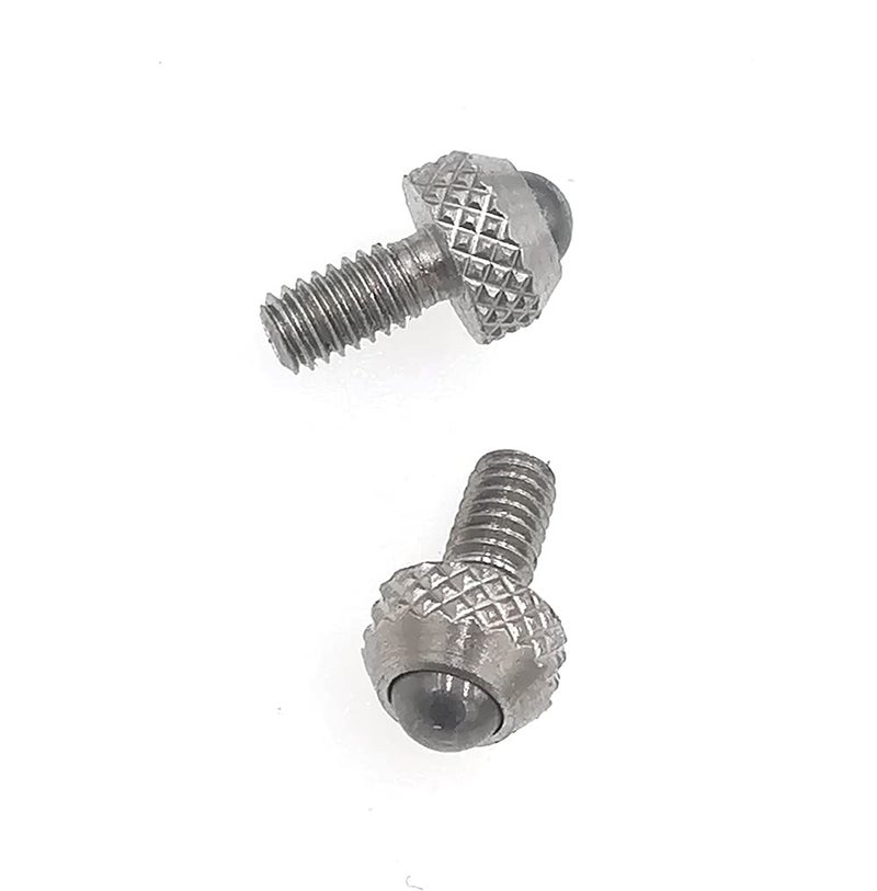 suxing Contact Points for Dial Indicators Linear Gage Indicator Tungsten Carbide Ball Tips 2 Pieces M2.5 Thread Shank 5mm Diameter 3.8mm Length (Tungsten Carbide Ball Tip) - Image 3