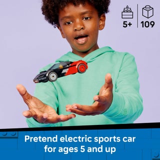 City EV Supercar Toy Building Kit and Minifigure 60486  (Age 5+, 109 Pieces) - view 3