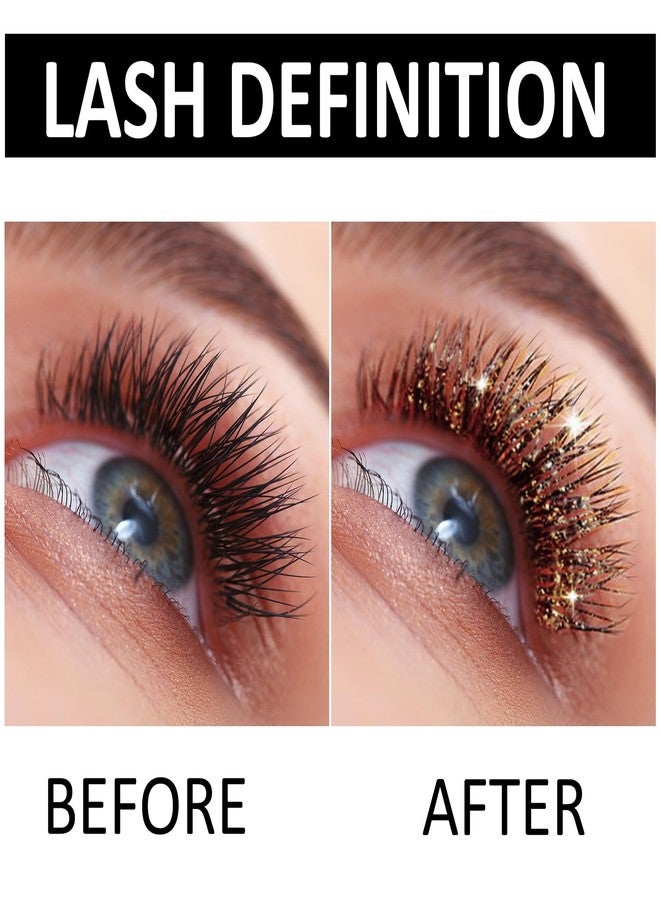 بوبين ماسكارا بوبين اللامعة، ماسكارا براقة بألوان زاهية للرموش، تدوم طويلاً ومقاومة للماء، تطيل الرموش وتكثفها، مثالية للحفلات وحفلات الزفاف. - Image 3