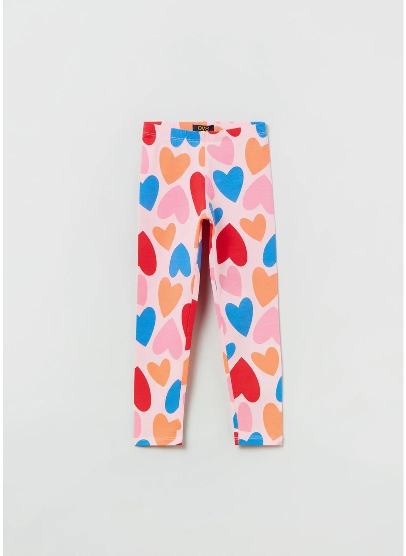 Ovs Ovs Stretch Cotton Leggings With Print