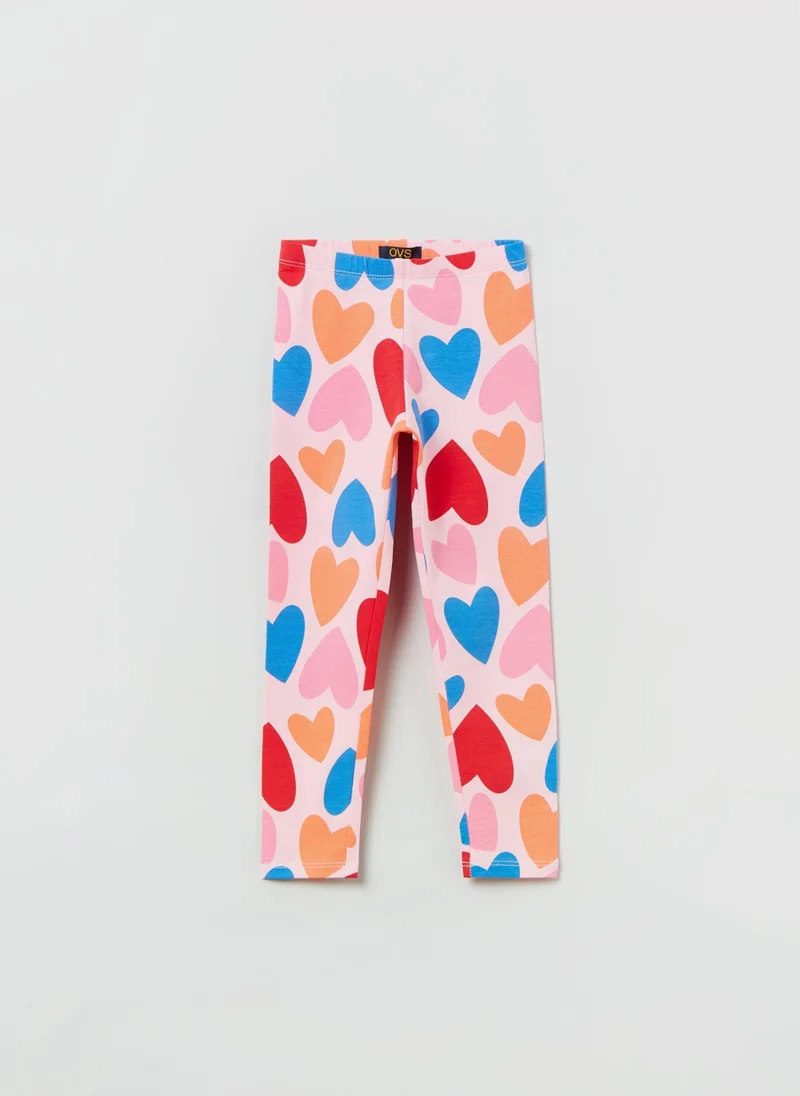 Ovs Ovs Stretch Cotton Leggings With Print
