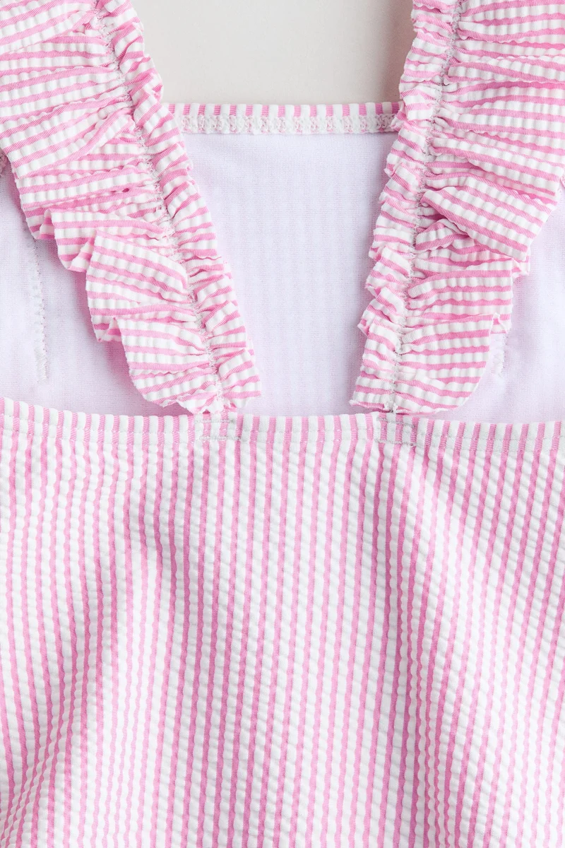 اتش اند ام ملابس سباحة بتفاصيل مكشكشة