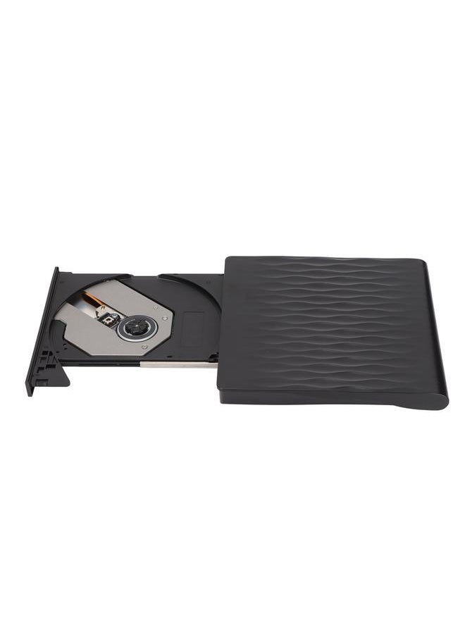 Thoraya External USB 3.0 DVD RW CD Writer Slim Carbon Drive Burner Card Reader PC Laptop Optical Drive Player  - Image 4