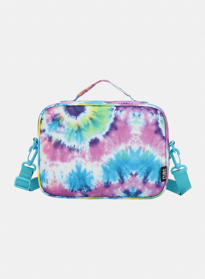 CUBS Junior Tie Dye Purple & Turqoise Lunch bag - Image 3