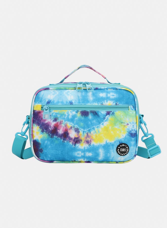 CUBS Junior Tie Dye Purple & Turqoise Lunch bag - Image 1