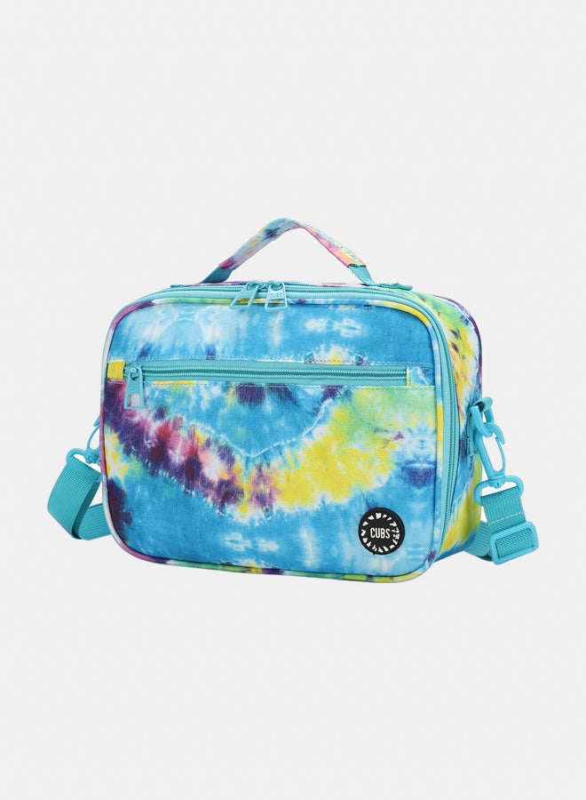 CUBS Junior Tie Dye Purple & Turqoise Lunch bag - Image 2
