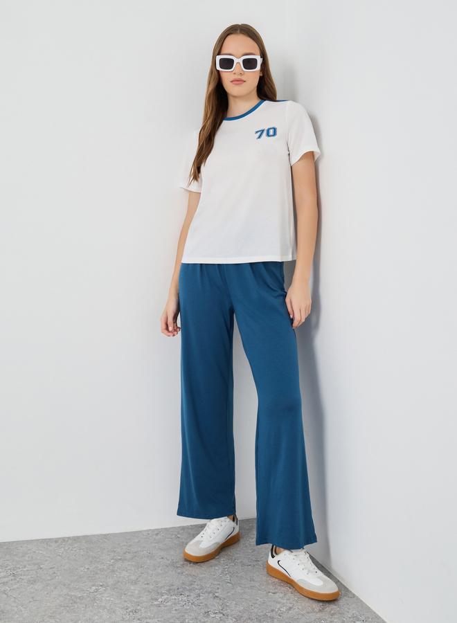 تايك تو تيشيرت بياقة دائرية وطبعة شعار - Image 3