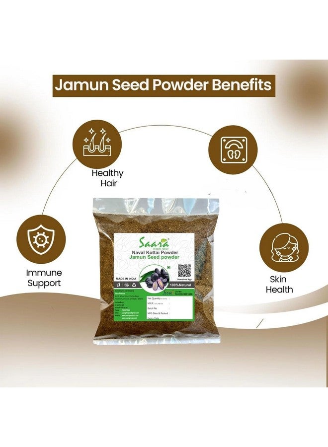 Saara مسحوق سارا العشبي الطازج من نفل كوتاي، 101 جرام، مسحوق بذور الجامون، جامبلانغ، نيريدو جينجالو، جوز الساجيوم كوميني، مسحوق نيريدو، (عبوة 1 × 101 جرام) - Image 3