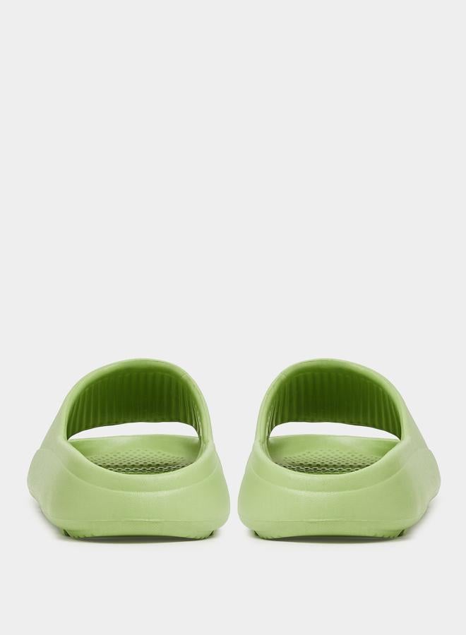 Take Two Olive Solid Comfort Slides - Image 4